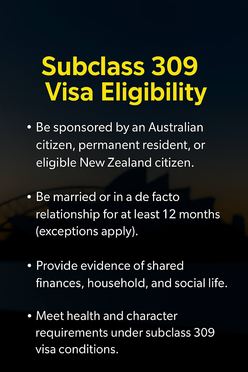 309 visa