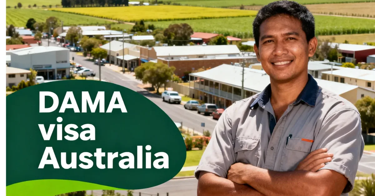 Skilled migrant worker in regional Australia under DAMA program