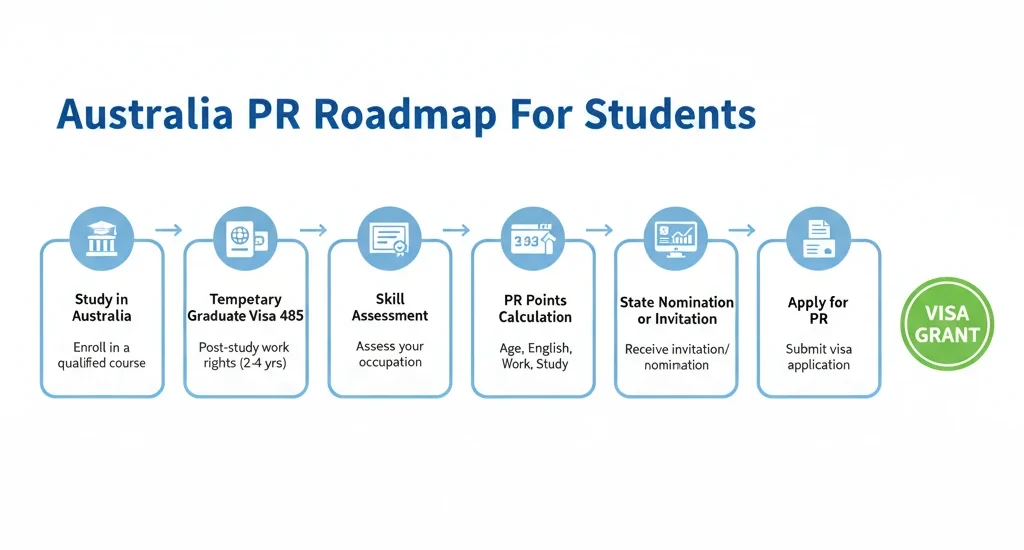 Australia PR Roadmap for Students