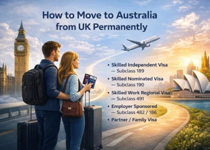 How to move to australia from UK