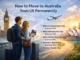 How to move to australia from UK