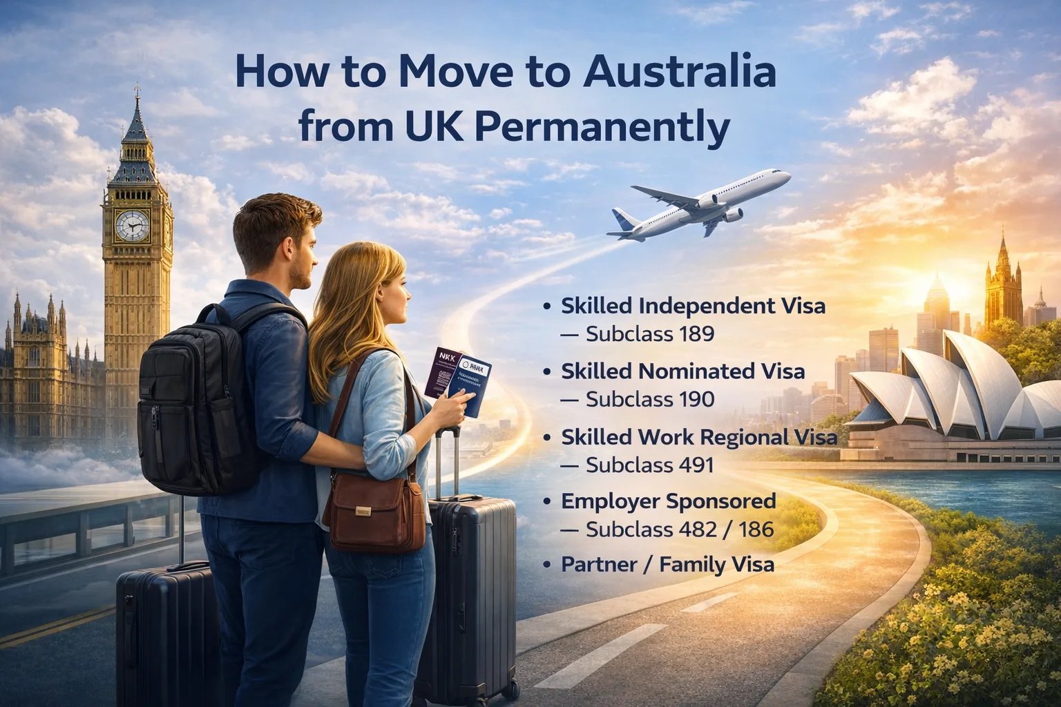 How to move to australia from UK