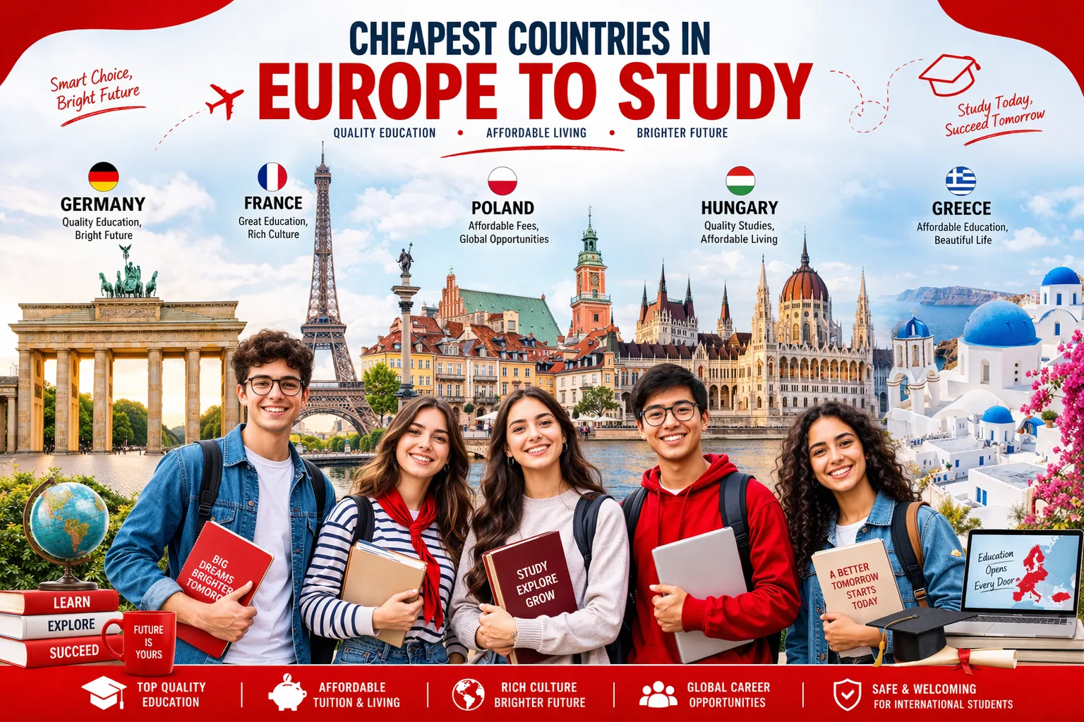Cheapest Country in Europe to Study