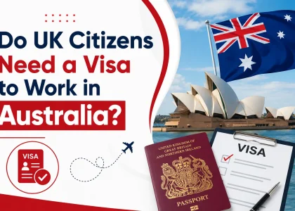 Do UK citizen need a visa to work in Australia?