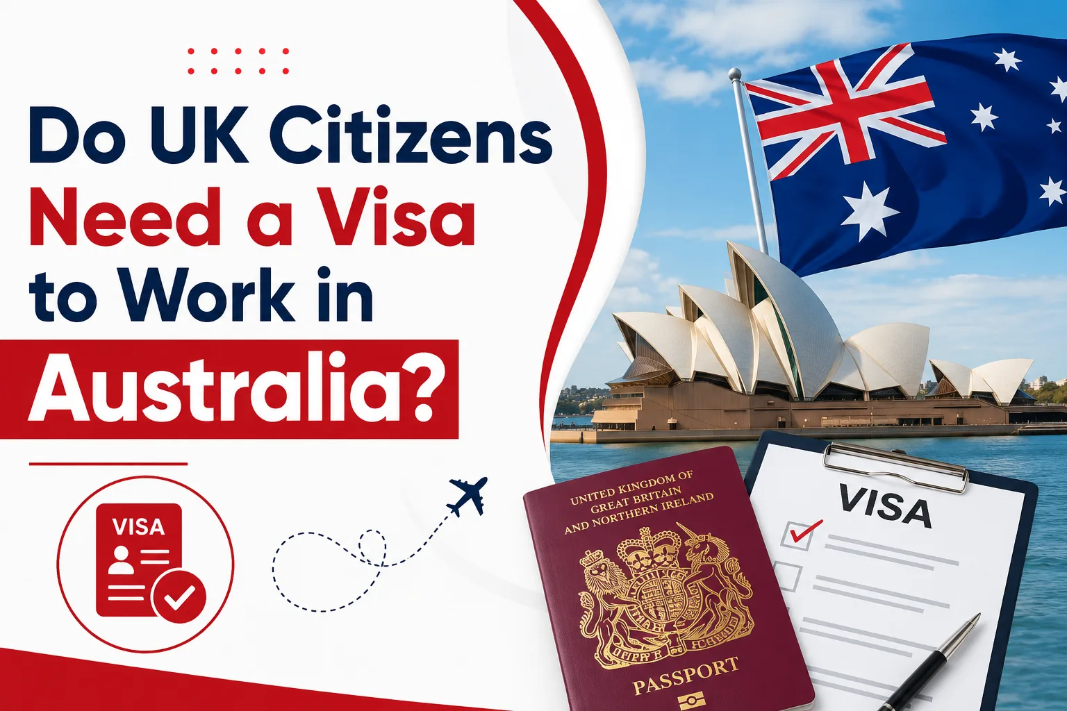 Do UK citizen need a visa to work in Australia?