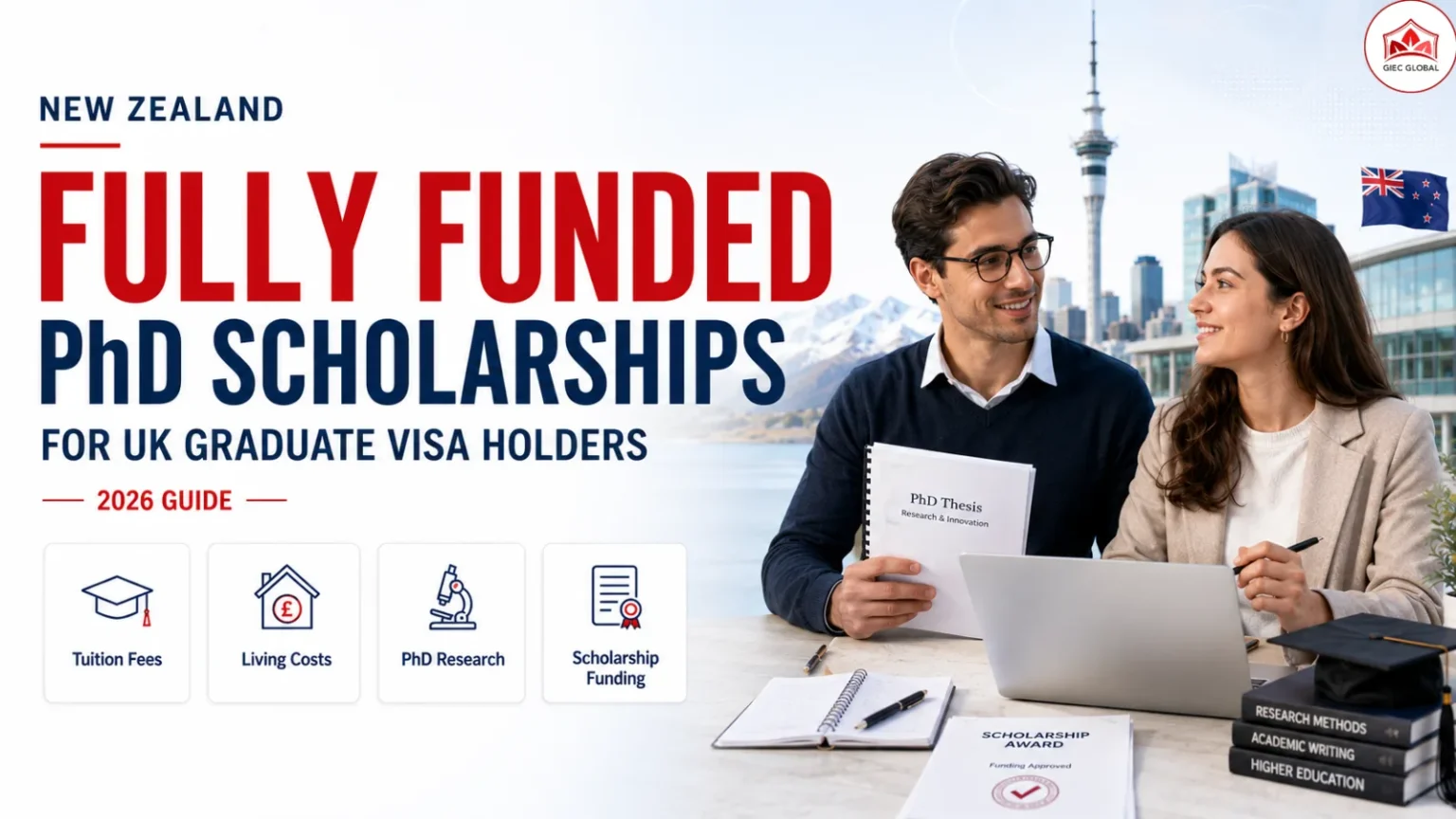 Fully Funded PhD Scholarships in New Zealand