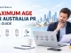 What Is the Maximum Age for Australia PR From the UK